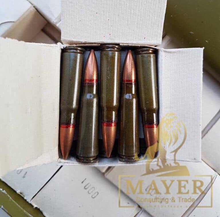 7.62x39 ammunition from Bulgarian military surplus
