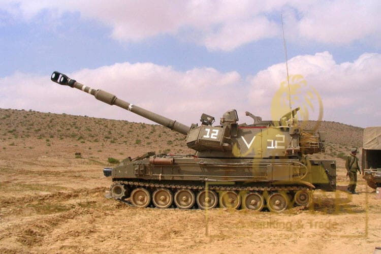 Israeli M109 155mm howitzer