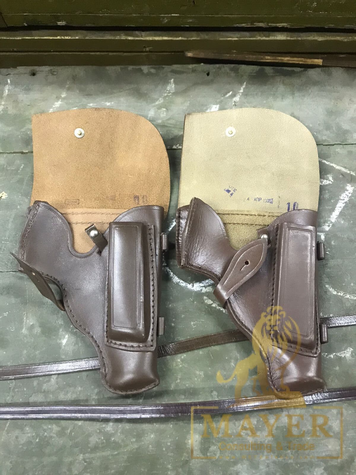 Russian Makarov pistol leather holsters