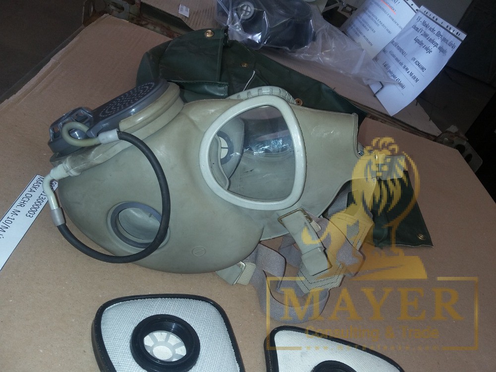 Czech military surplus M10M gas masks