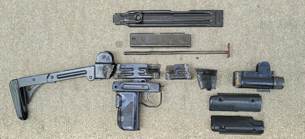 Israeli military surplus Uzi parts kits