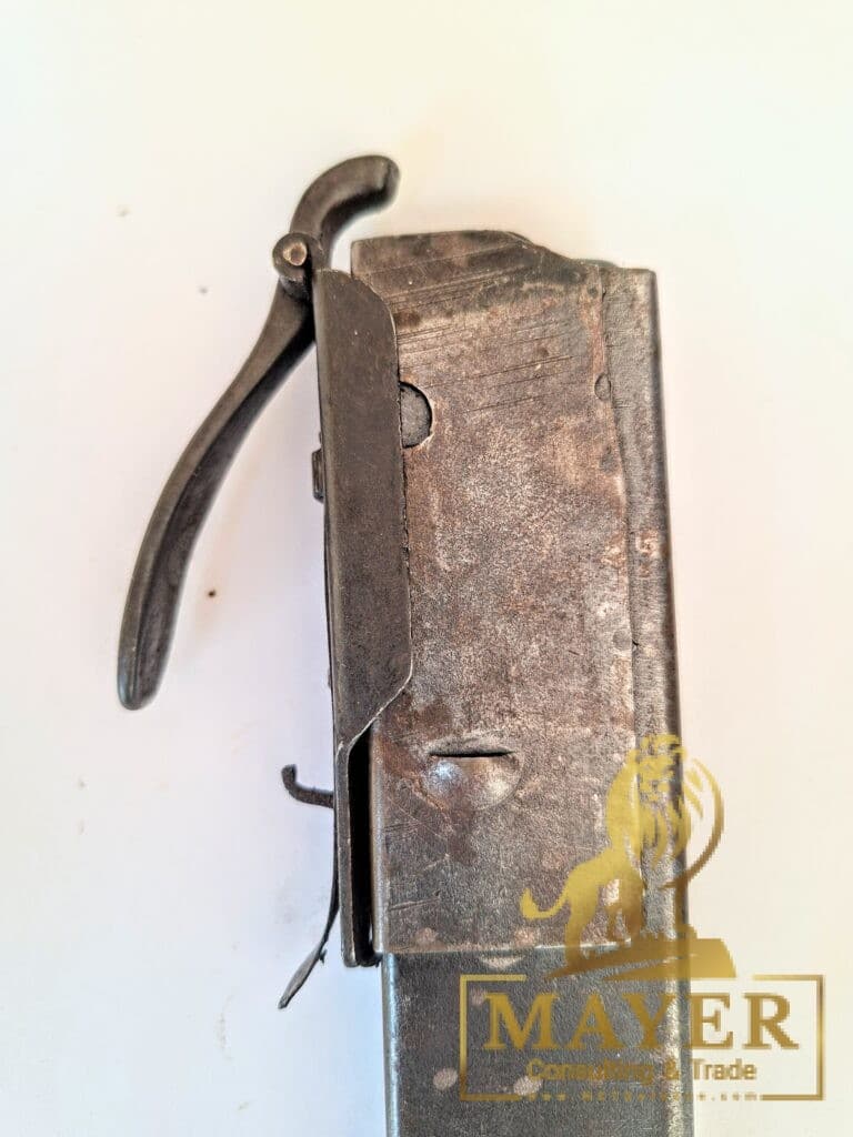 Original British Sten sub-machine gun magazine loaders model MK4, known as the Spoon Type.